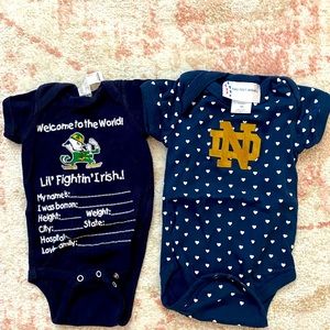 Notre Dame onesies
